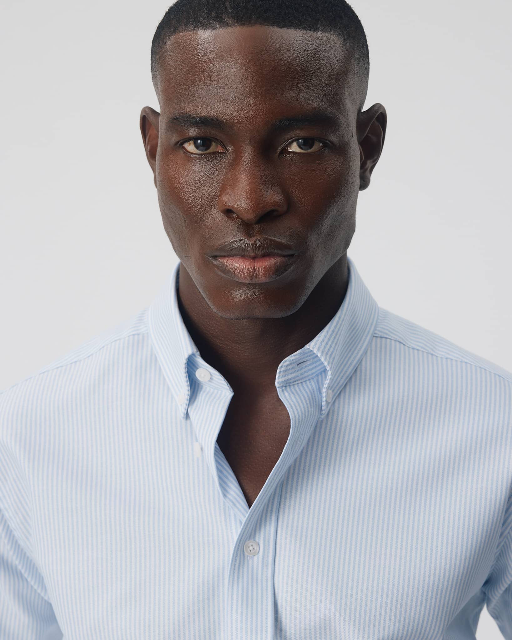 The Founder 4.0 shirt - Light blue stripe | BARONS