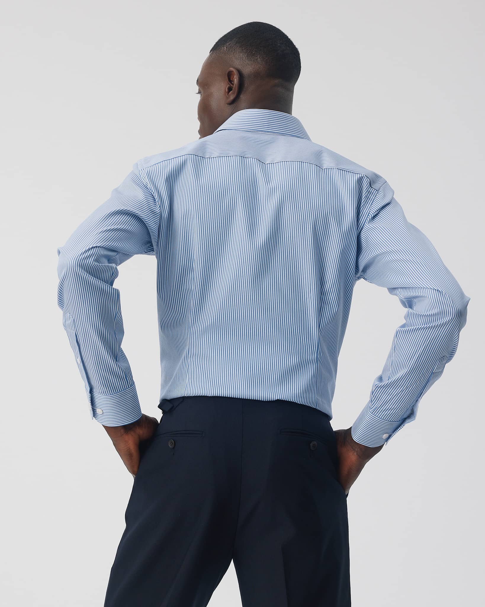 The Lawyer 4.0 | Mid blue stripe