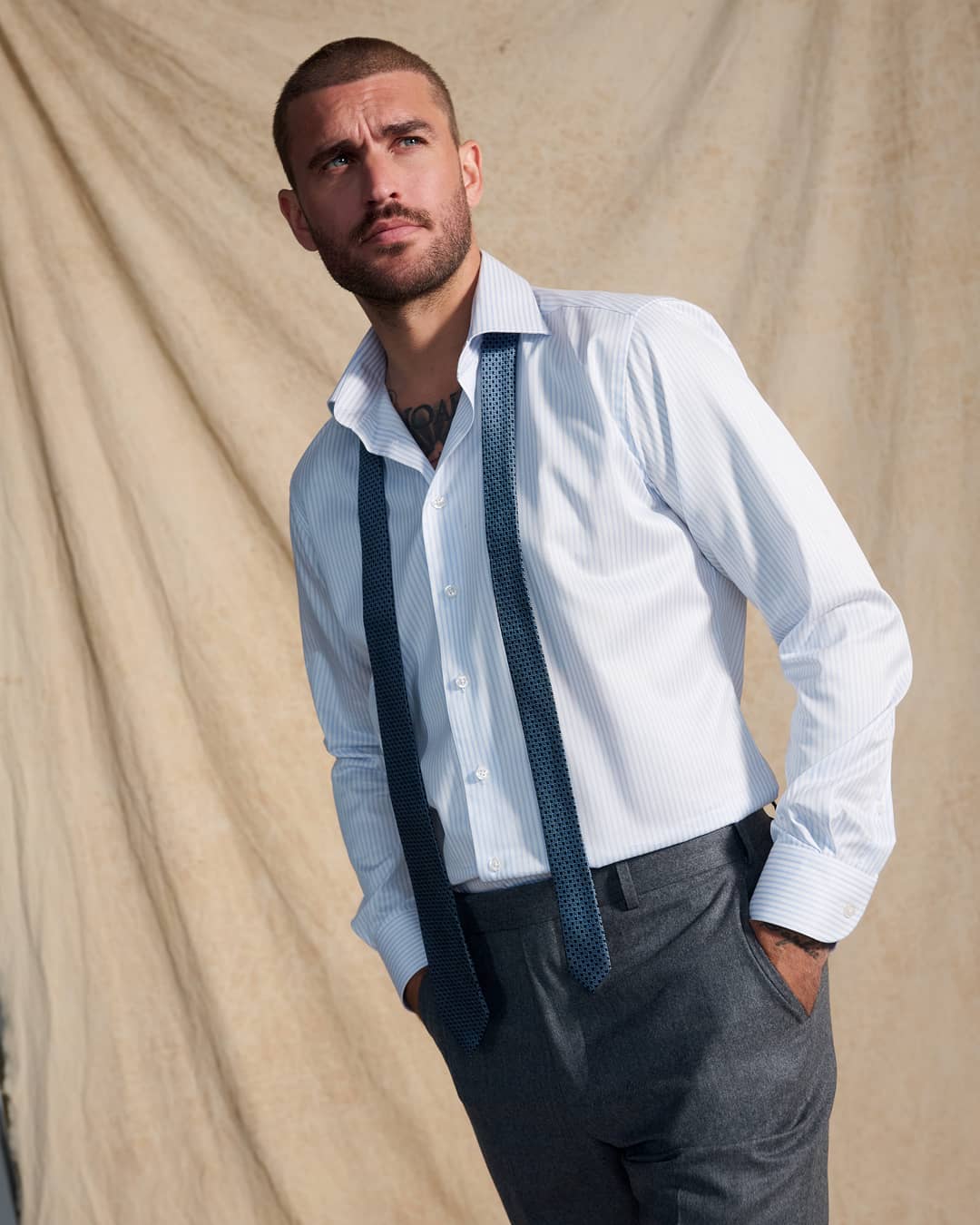 The Lawyer 4.0 | Sky Blue Stripe